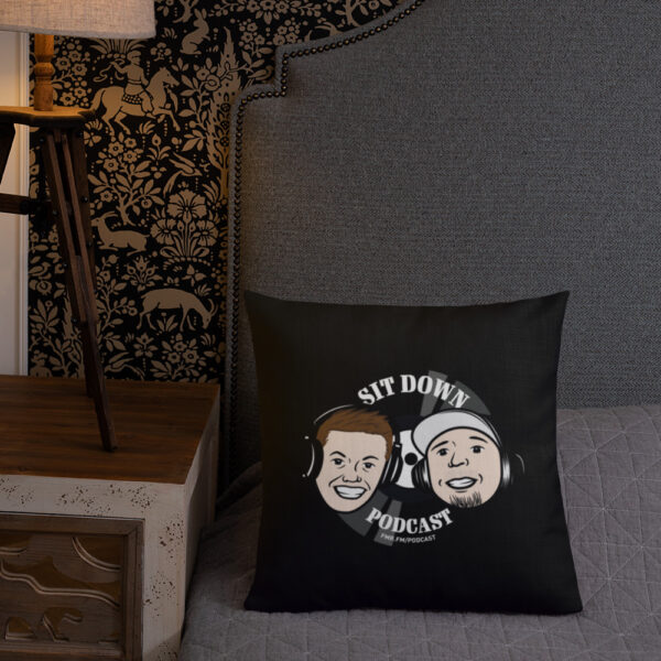 The Sit Down Podcast - Premium Pillow - Image 2