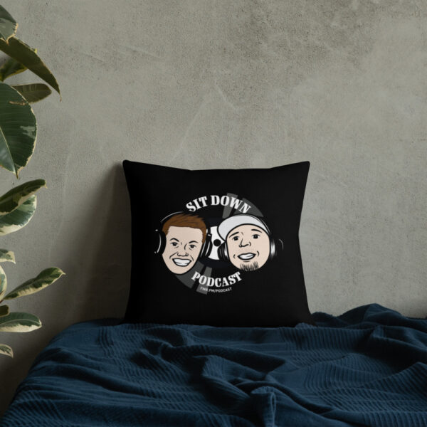 The Sit Down Podcast - Premium Pillow - Image 5