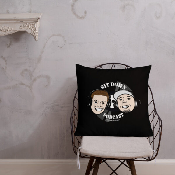 The Sit Down Podcast - Premium Pillow - Image 11