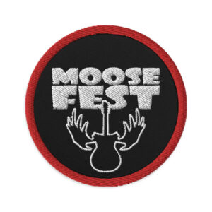 MooseFest Embroidered patches